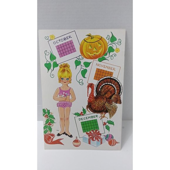 Vintage Saalfield paper dolls through the years UNCUT Paper Dolls book - Picture 9 of 9